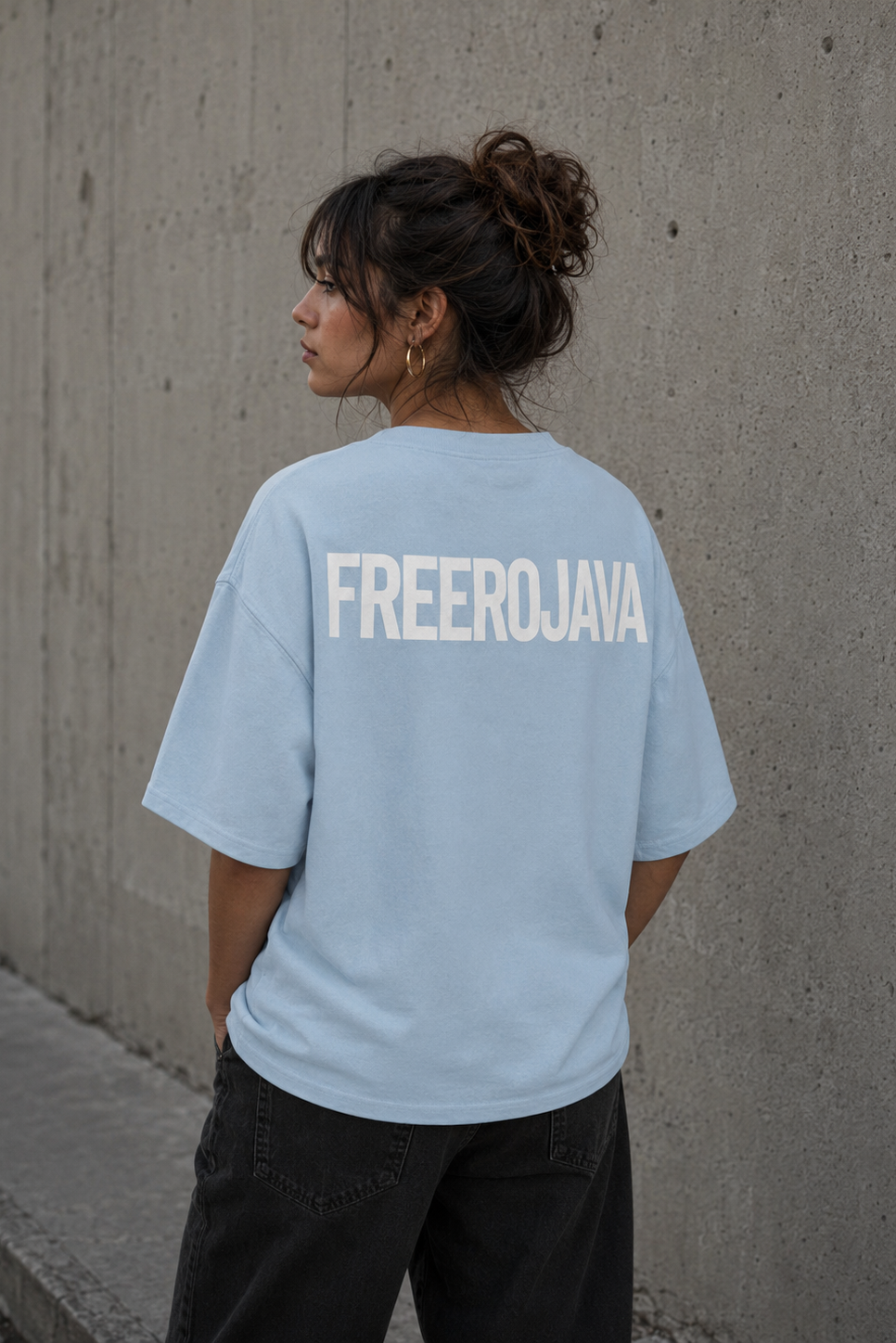 FREEROJAVA OVERSIZED TEE