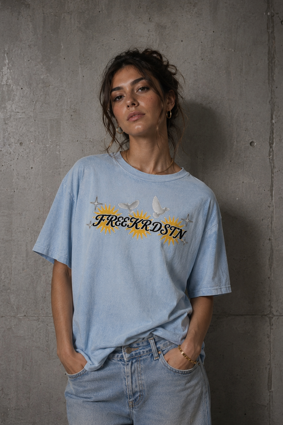 FREEKRDSTN OVERSIZED TEE