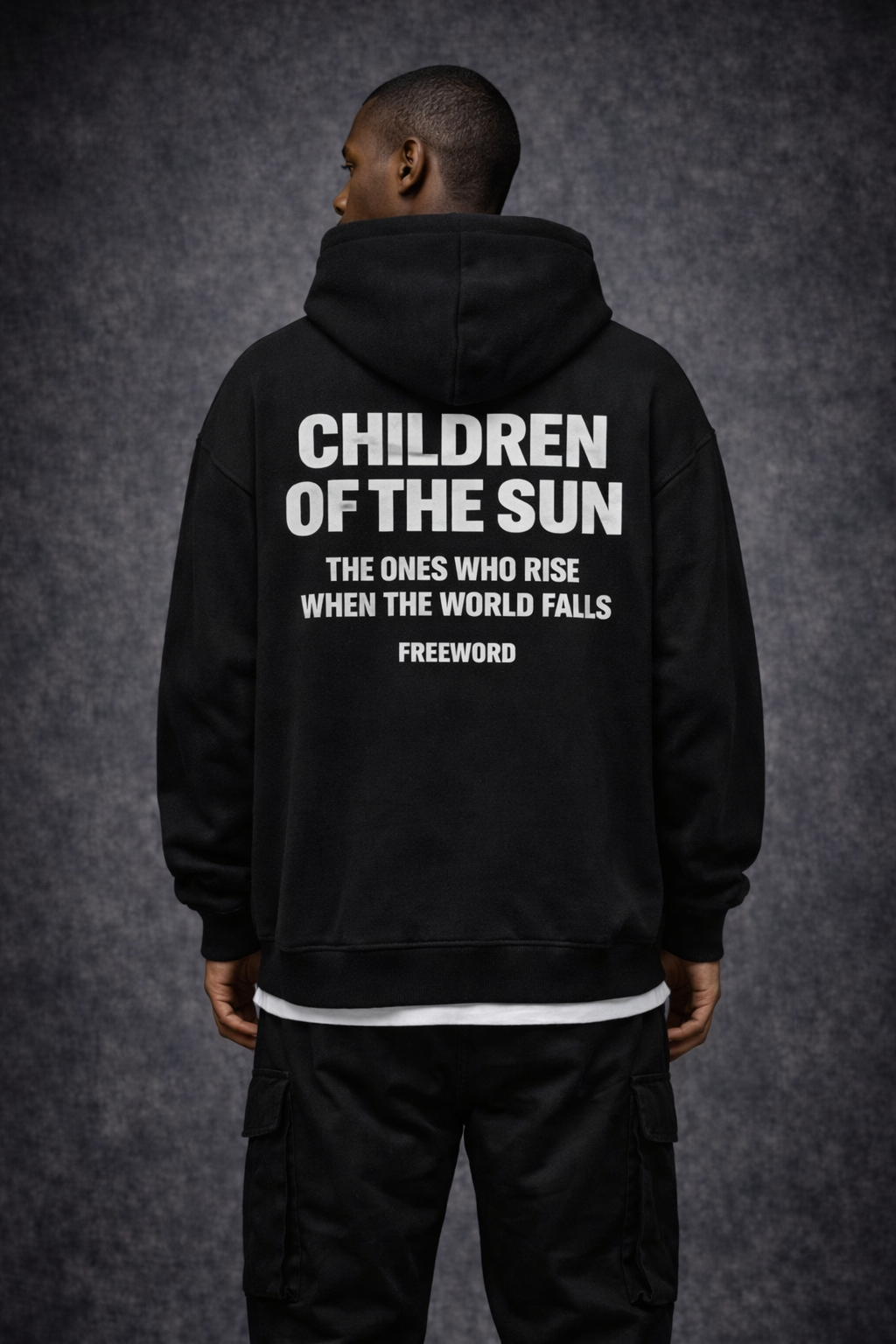 CHILDREN OF THE SUN OVERSIZED HOODIE