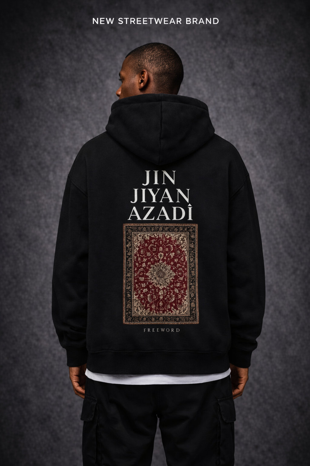JIN JIYAN AZADI OVERSIZED HOODIE